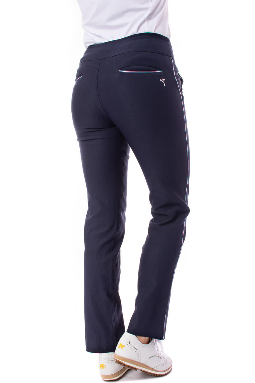 Navy/White Trophy Pull-On Pant