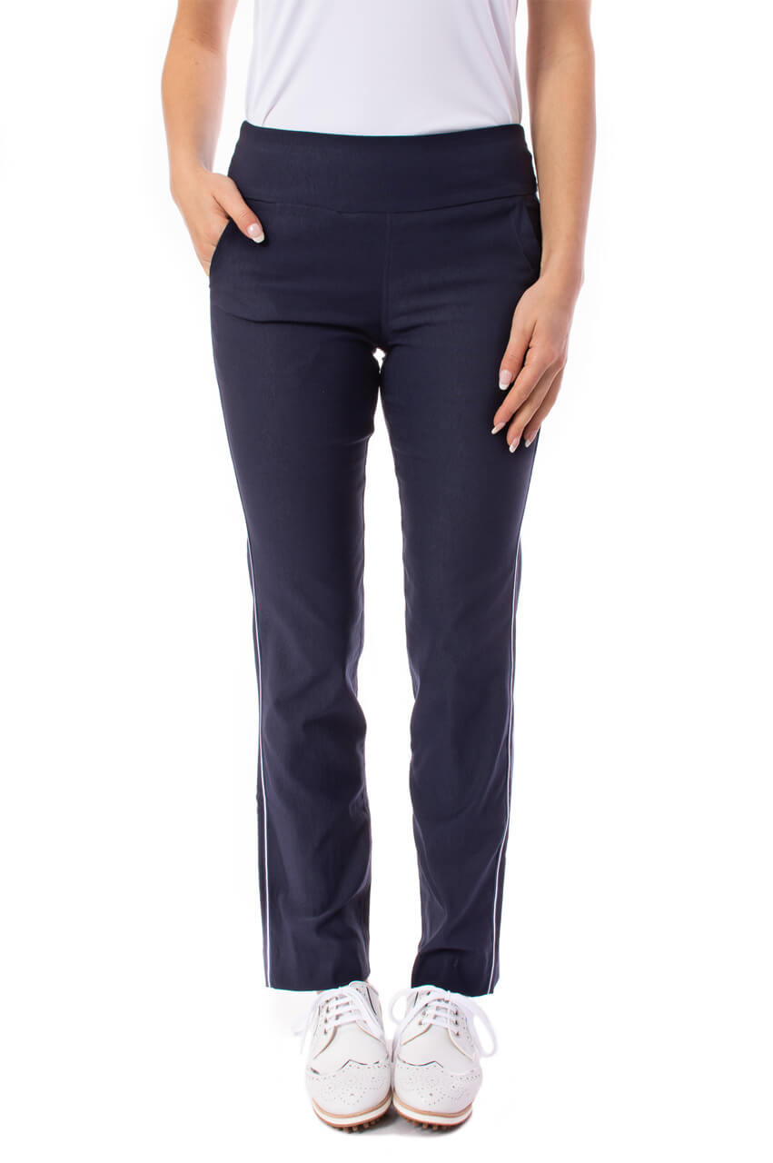 Navy/White Trophy Pull-On Pant