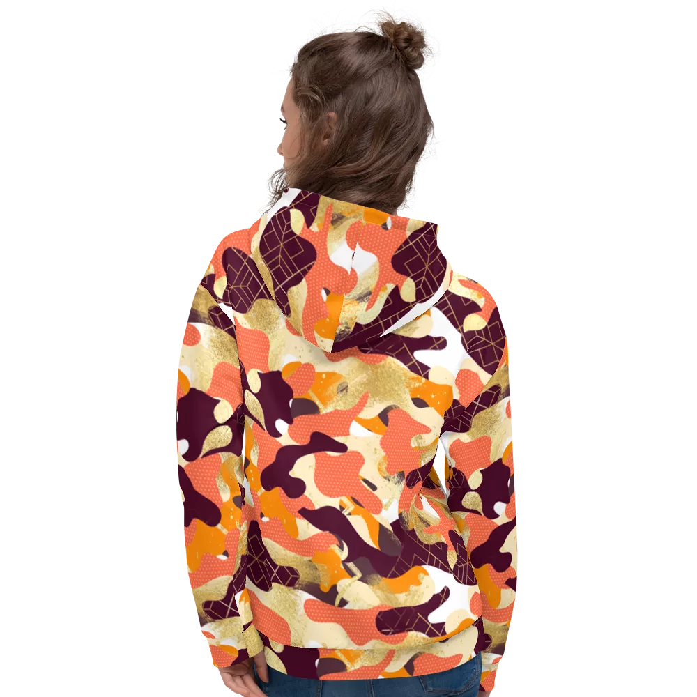 Orangesicle Camo SYLKKE Hoody