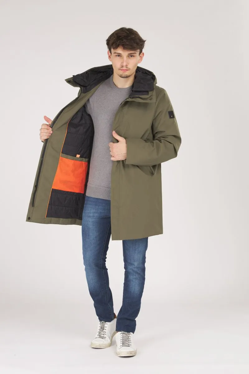 Parka Uomo Verde oliva