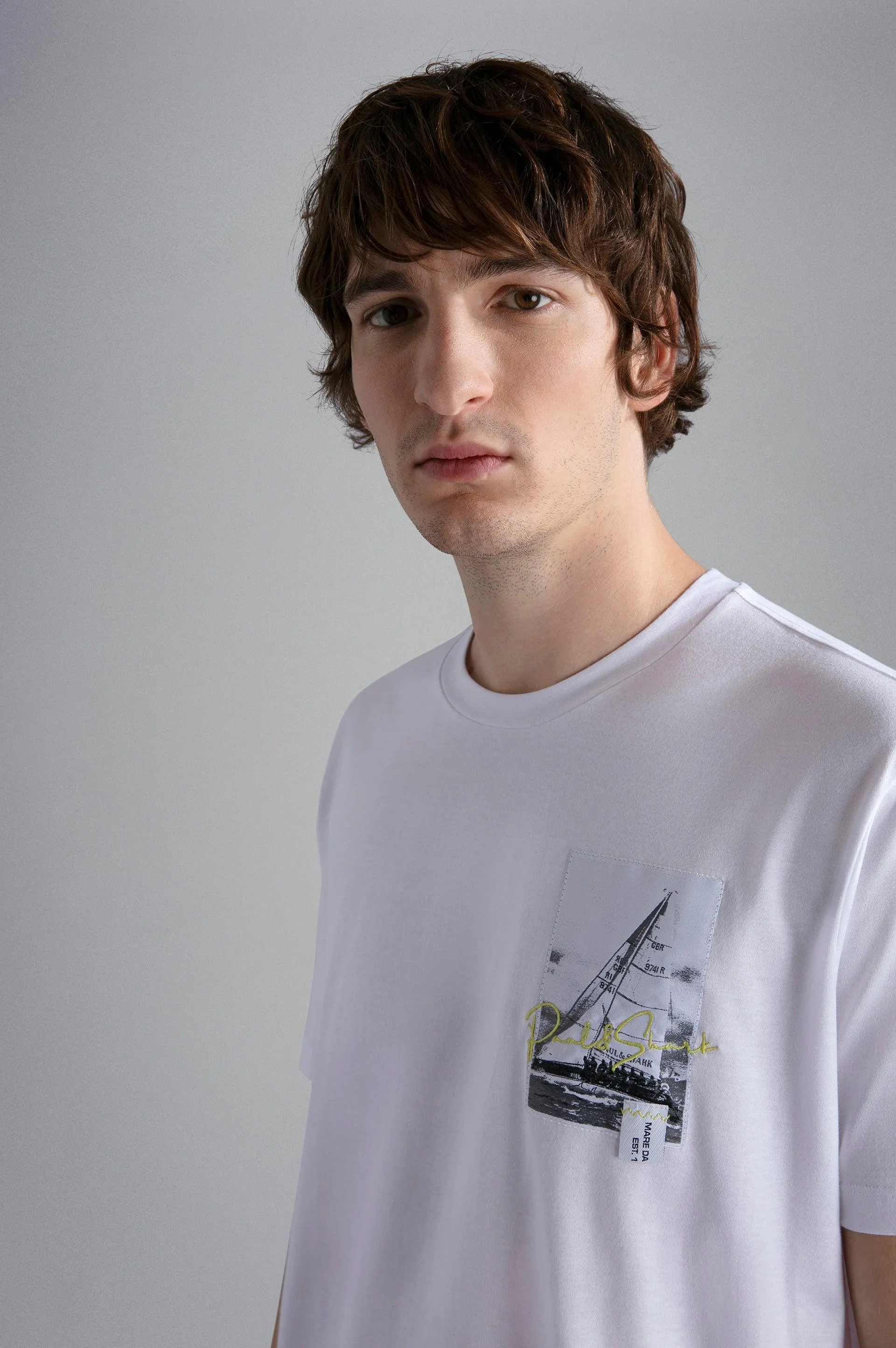 Paul & Shark - T-shirt manches courtes de coton voilier