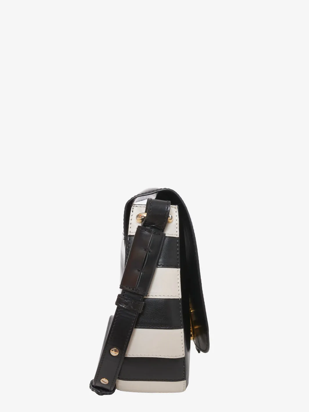 Paula Cademartori Black leather shoulder strap