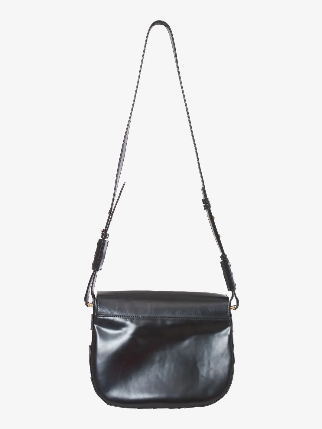 Paula Cademartori Black leather shoulder strap