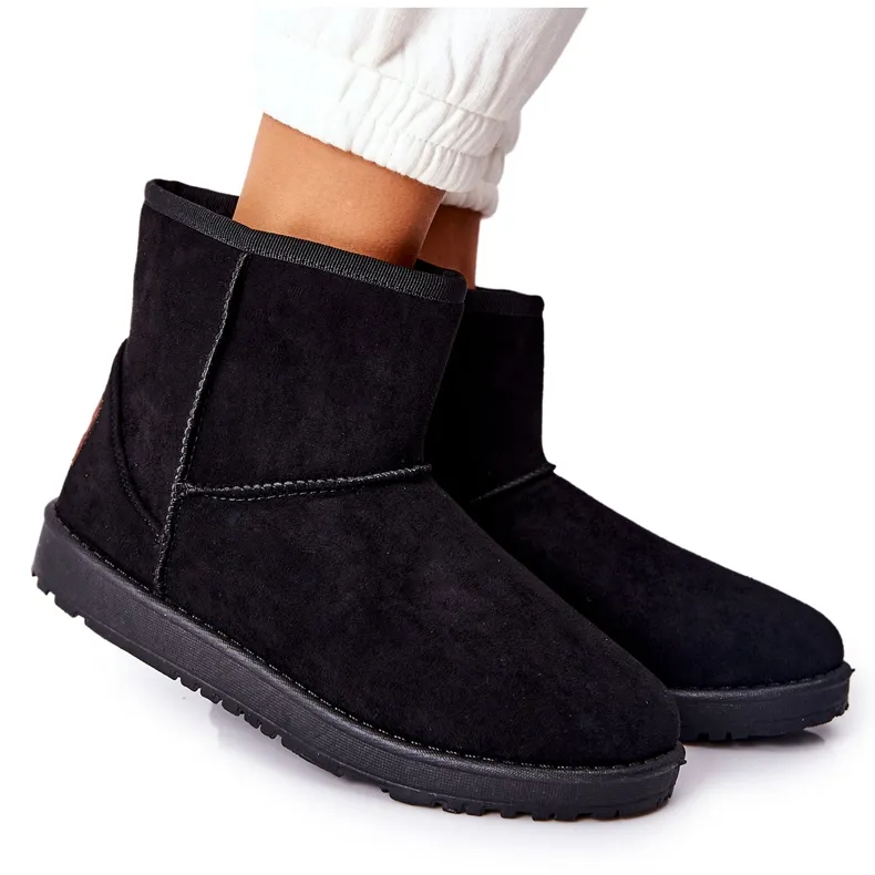 PE1 Vicandi Black Warm Snow Boots