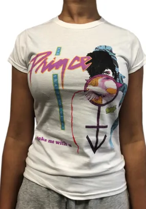 Prince – Take Me Ladies Official T-Shirt Brand New Various Sizes NEW