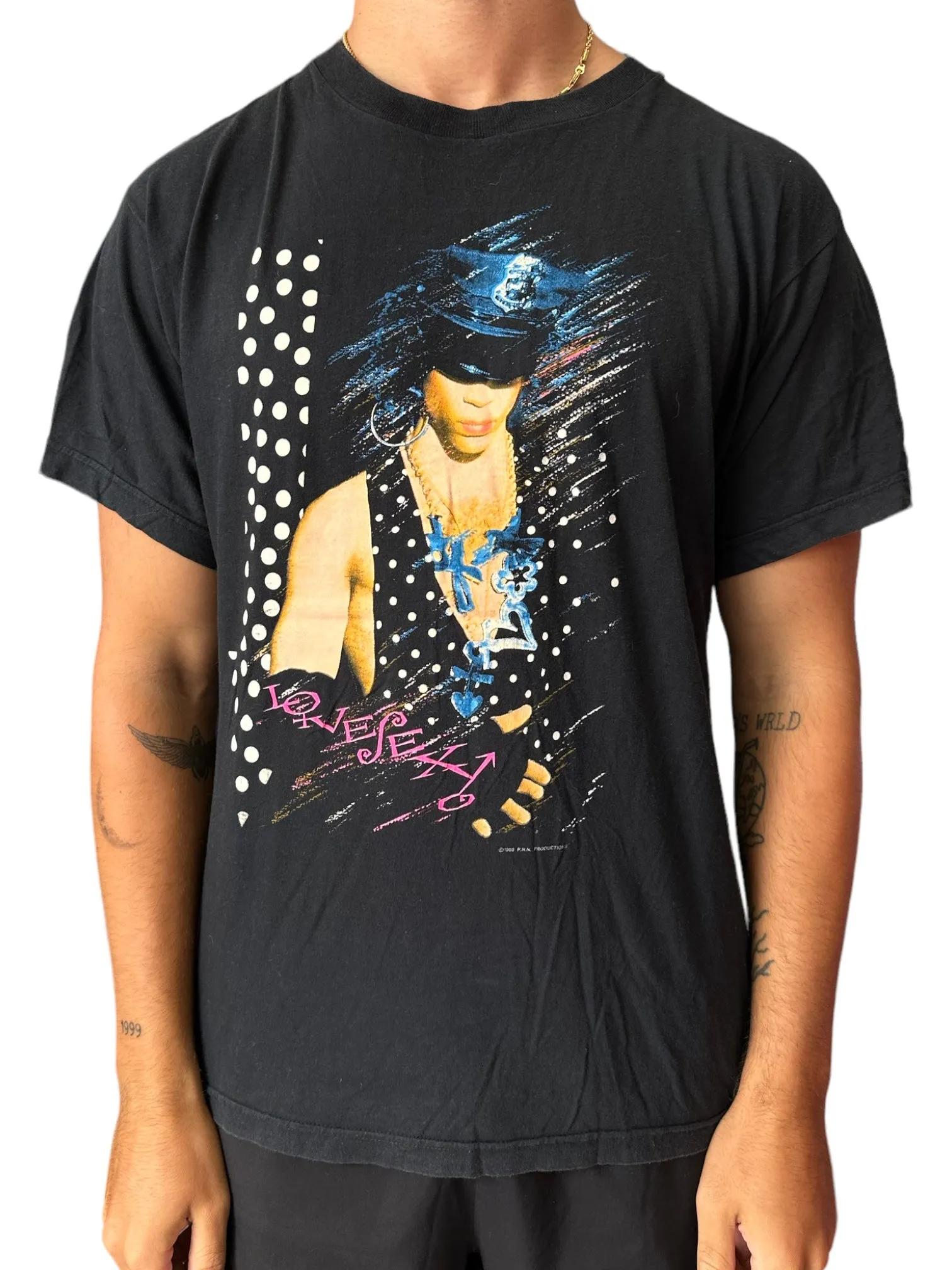 Prince – Vintage Original Tour Shirt LOVESEXY 1988 Pre - Loved RARE