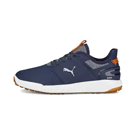 Puma Men's Ignite Elevate Spikeless Golf Shoes - Navy/Silver