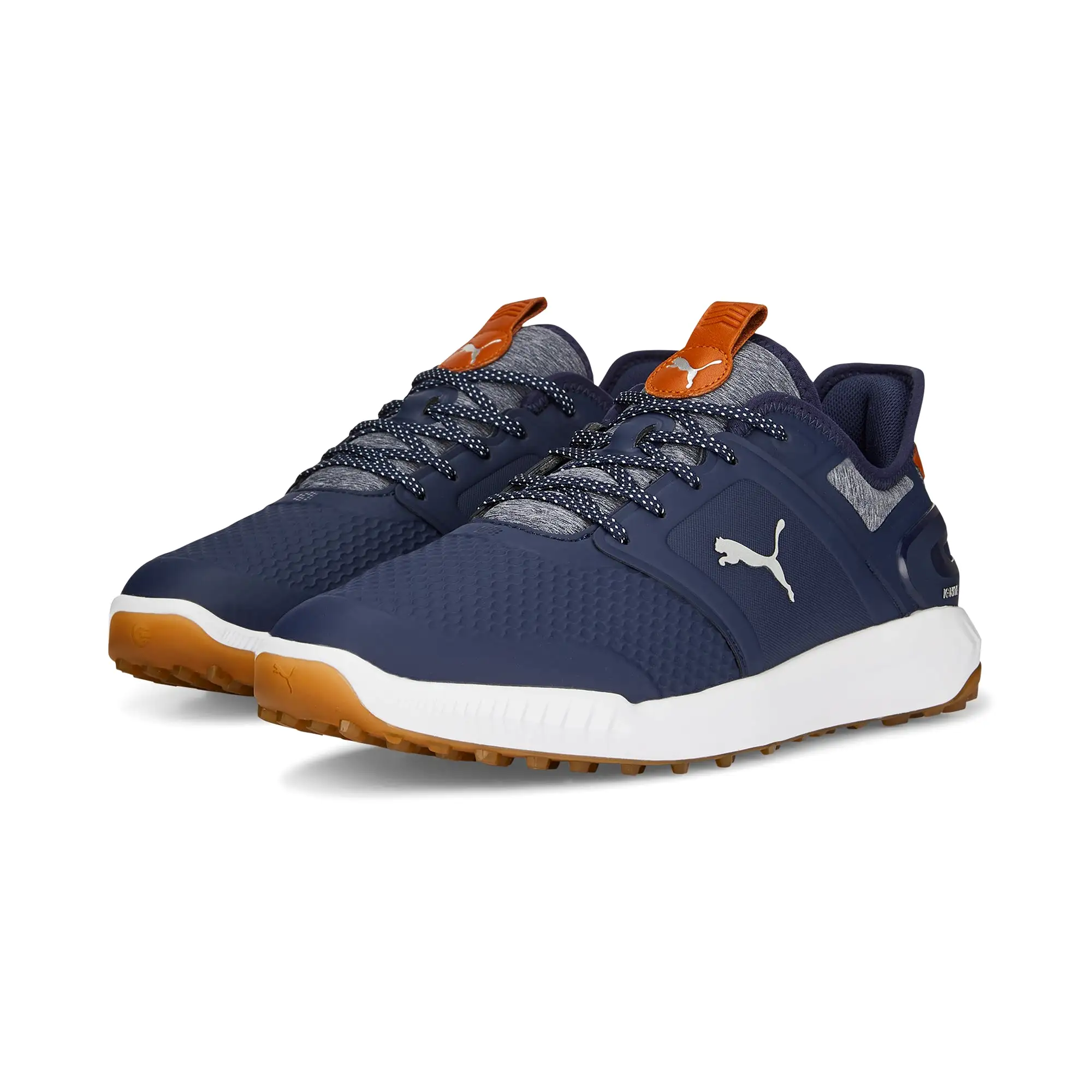 Puma Men's Ignite Elevate Spikeless Golf Shoes - Navy/Silver