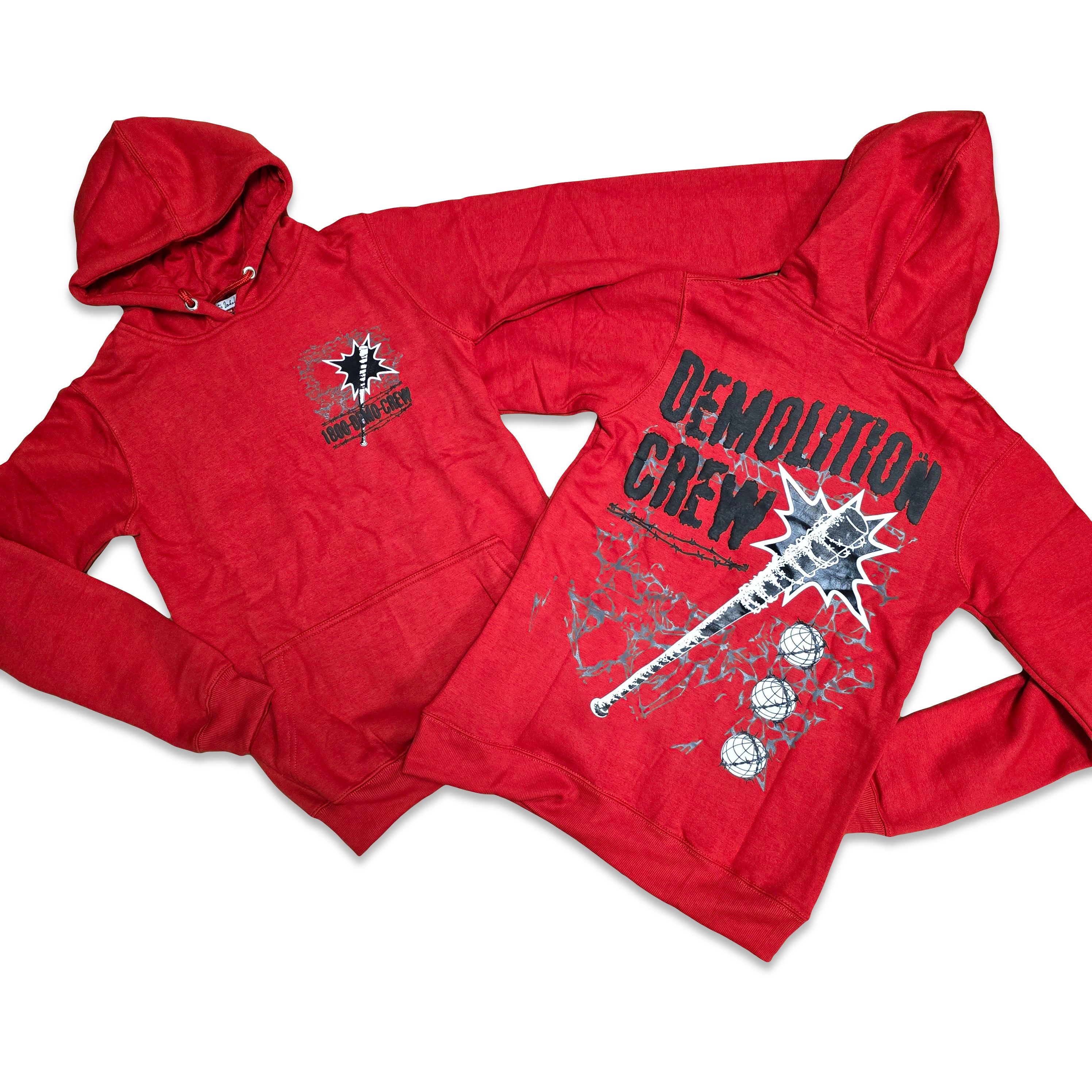 RETRO LABEL DEMOLITION CREW HOODIE (RETRO 4 BRED)