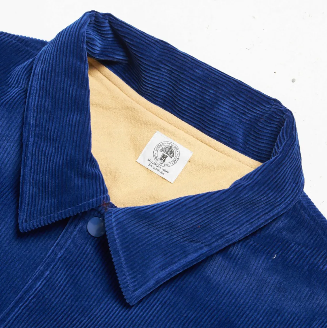 SINNER'S CIRCUS CORDUROY EMBROIDERY JACKET - BLUE