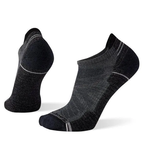 Smartwool Run Targeted Cushion Low Ankle Socks In Medium Grey