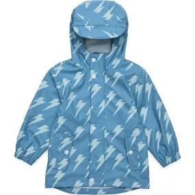 Snapper Rock Recycled Waterproof Raincoat, Lightning Bolt