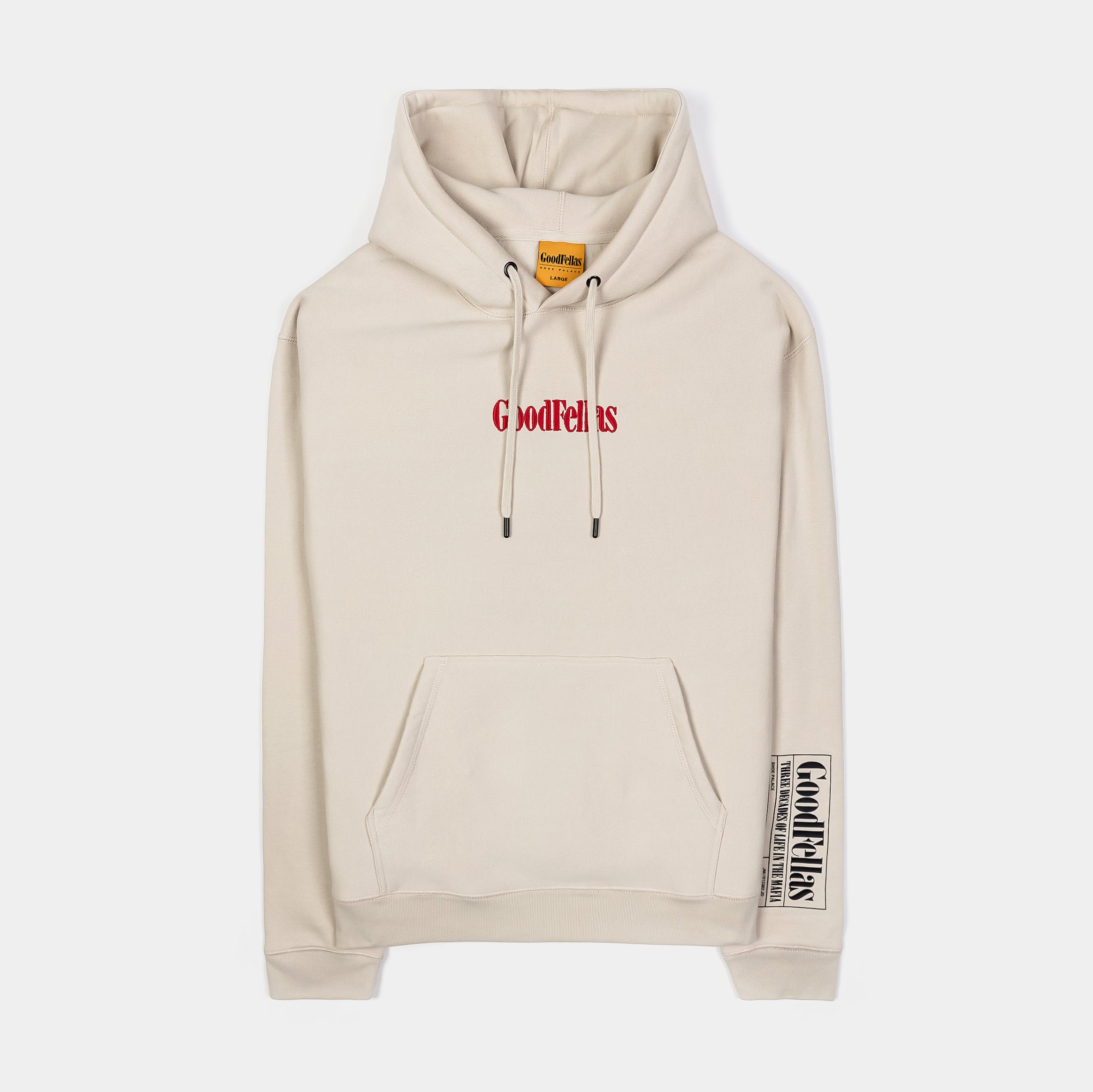 SP x Goodfellas In The Mafia Pullover Mens Hoodie (Beige)