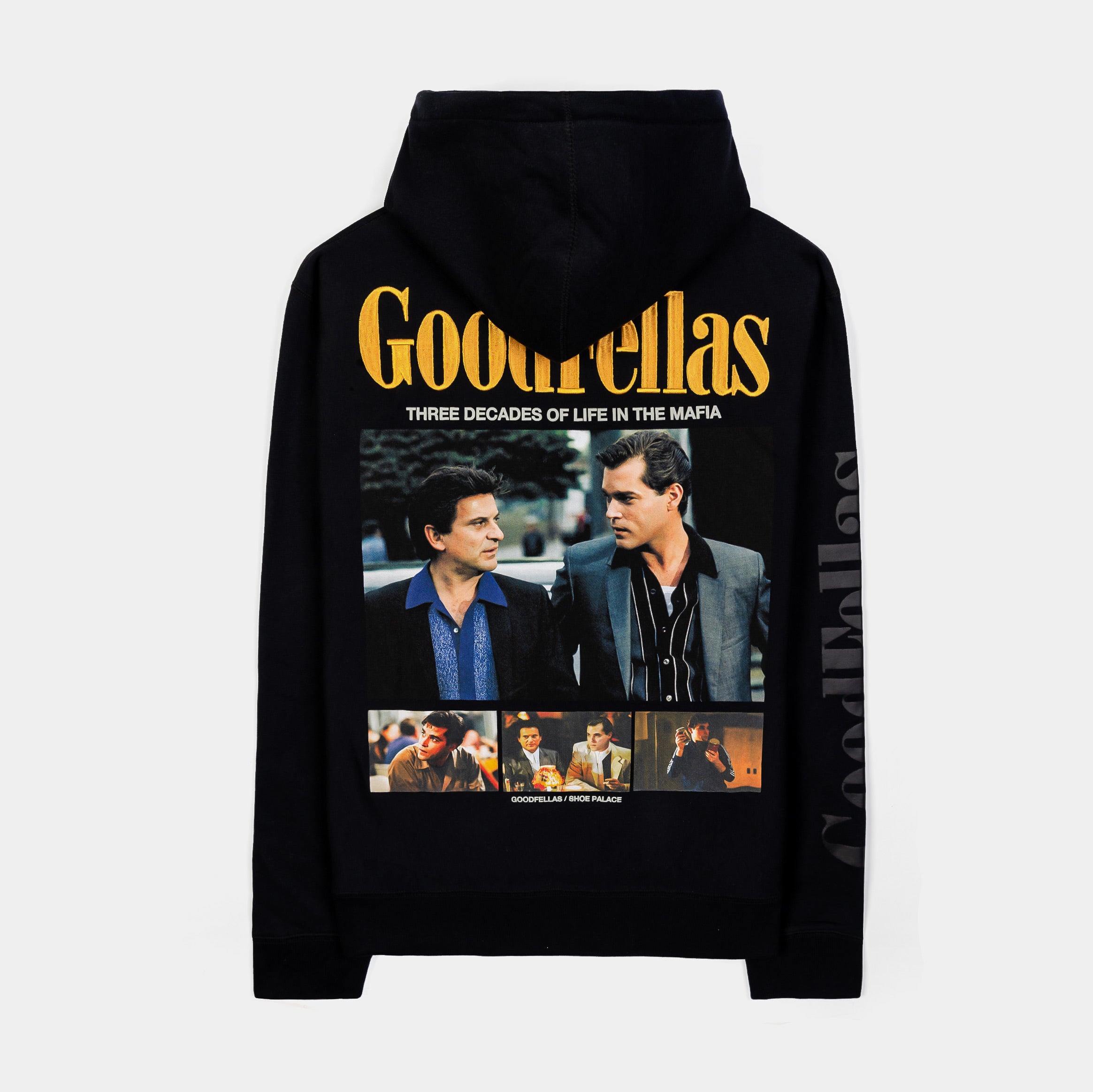 SP x Goodfellas Portraits Pullover Mens Hoodie (Black/Yellow)