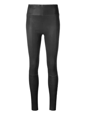 SPRWMN Black Leather Ankle Legging