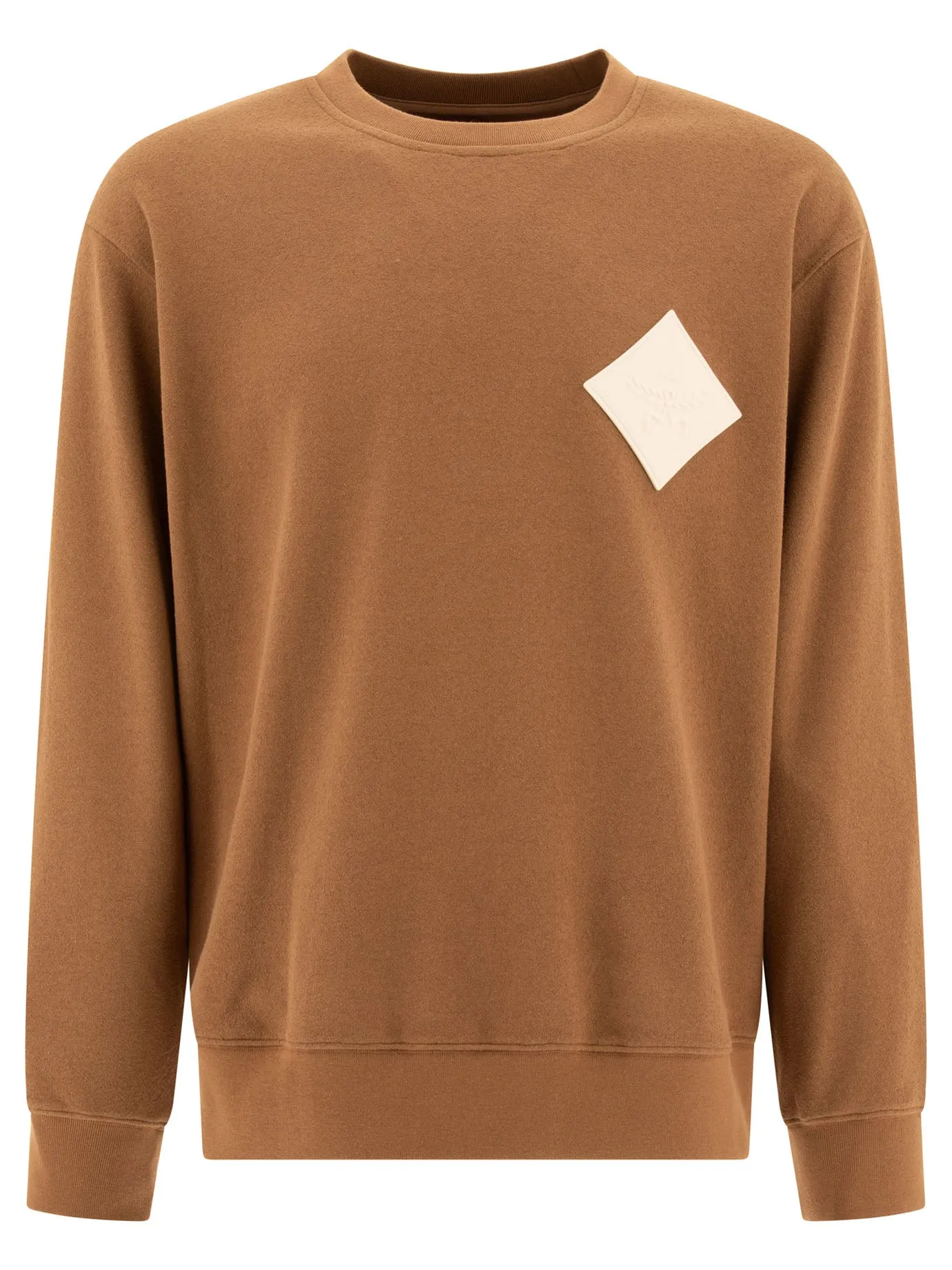 Sweatshirt With Laurel Logo Sweatshirts Brown