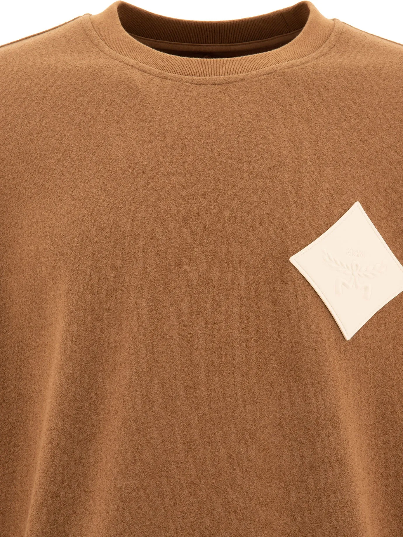 Sweatshirt With Laurel Logo Sweatshirts Brown