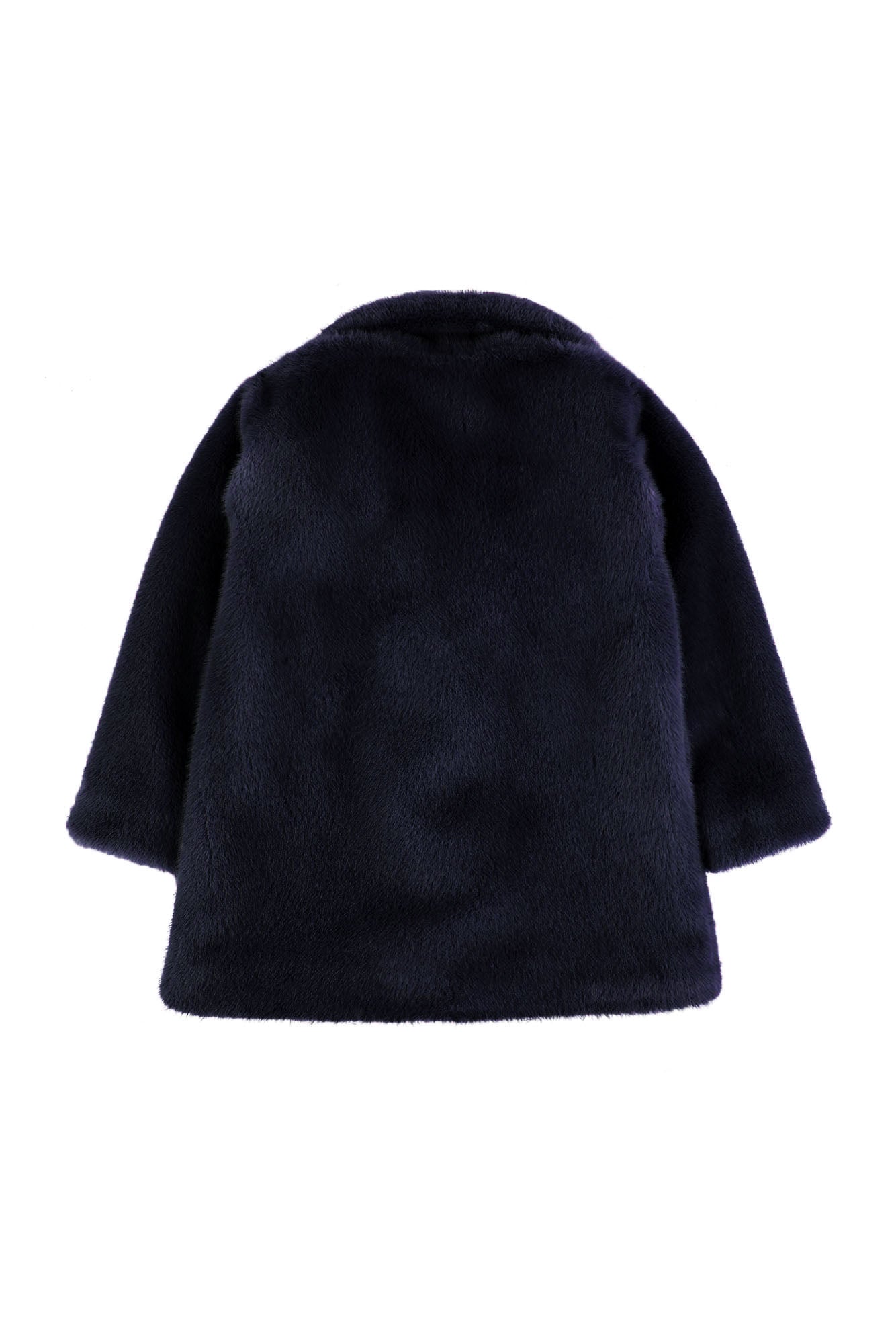 Tartine Hidden Button Faux Fur Coat