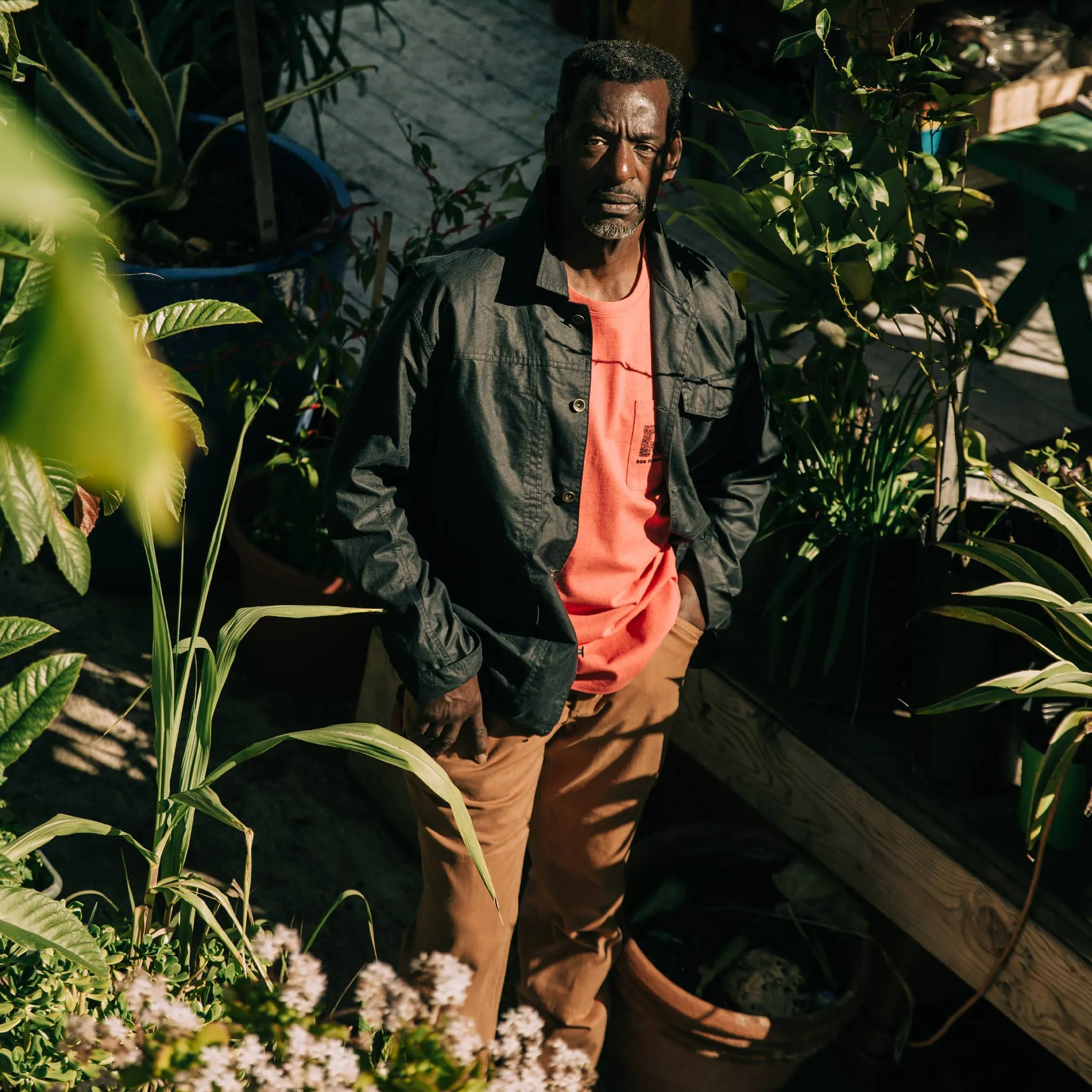 The Task Jacket in Waxed Navy