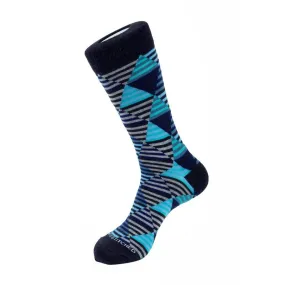 Unsimply Stitched Diamond Stripe Socks