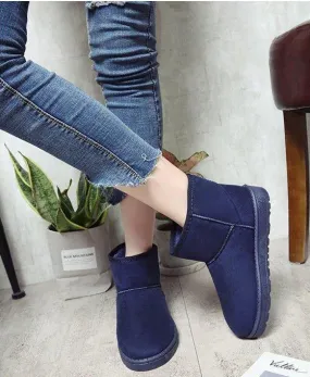 Women Australian Waterproof Winter Christmas Snow Boots Blue