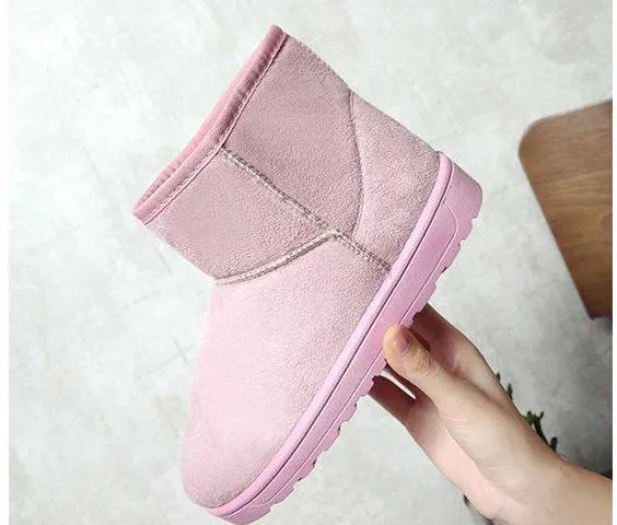 Women Australian Waterproof Winter Christmas Snow Boots Pink