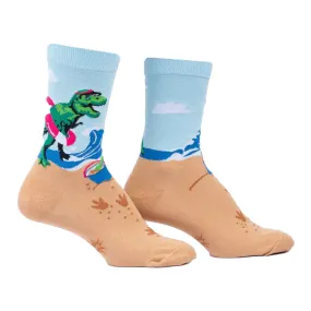 Women's Dinos Gone Wild Crew Socks